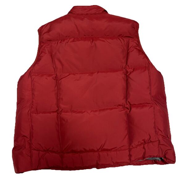 Eddie Bauer Quilted Goose Down Mens Vest Jacket Sportsman Lightweight XL Red - Picture 11 of 11